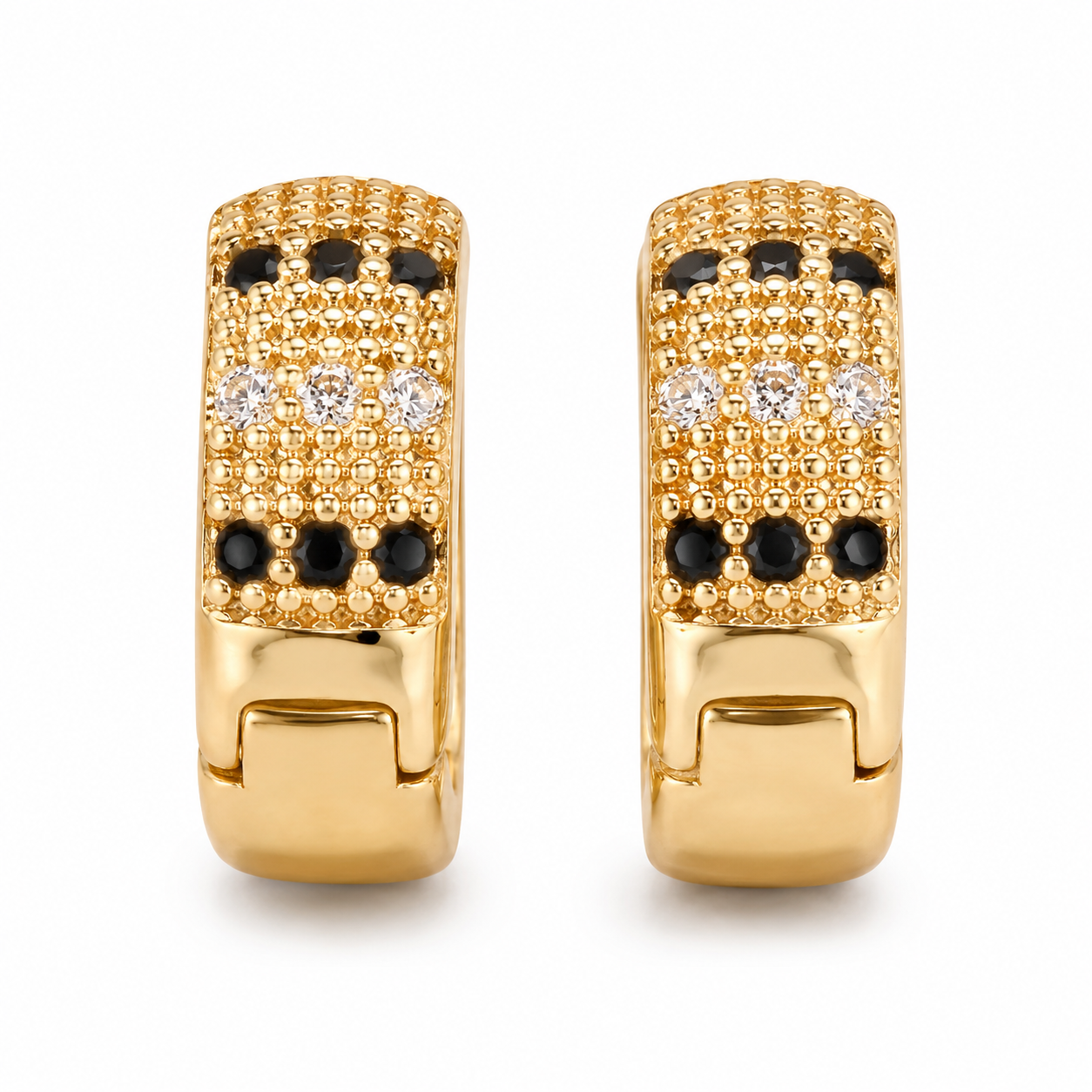 Aretes Diamante Negro Royale