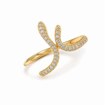 Anillo Diamante Serpentina