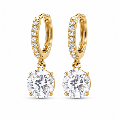 Aretes Diamante Crown Luxe
