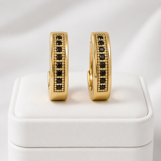 Aretes Soberano Noir