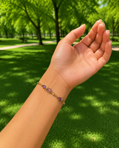 Pulsera Orquídeas