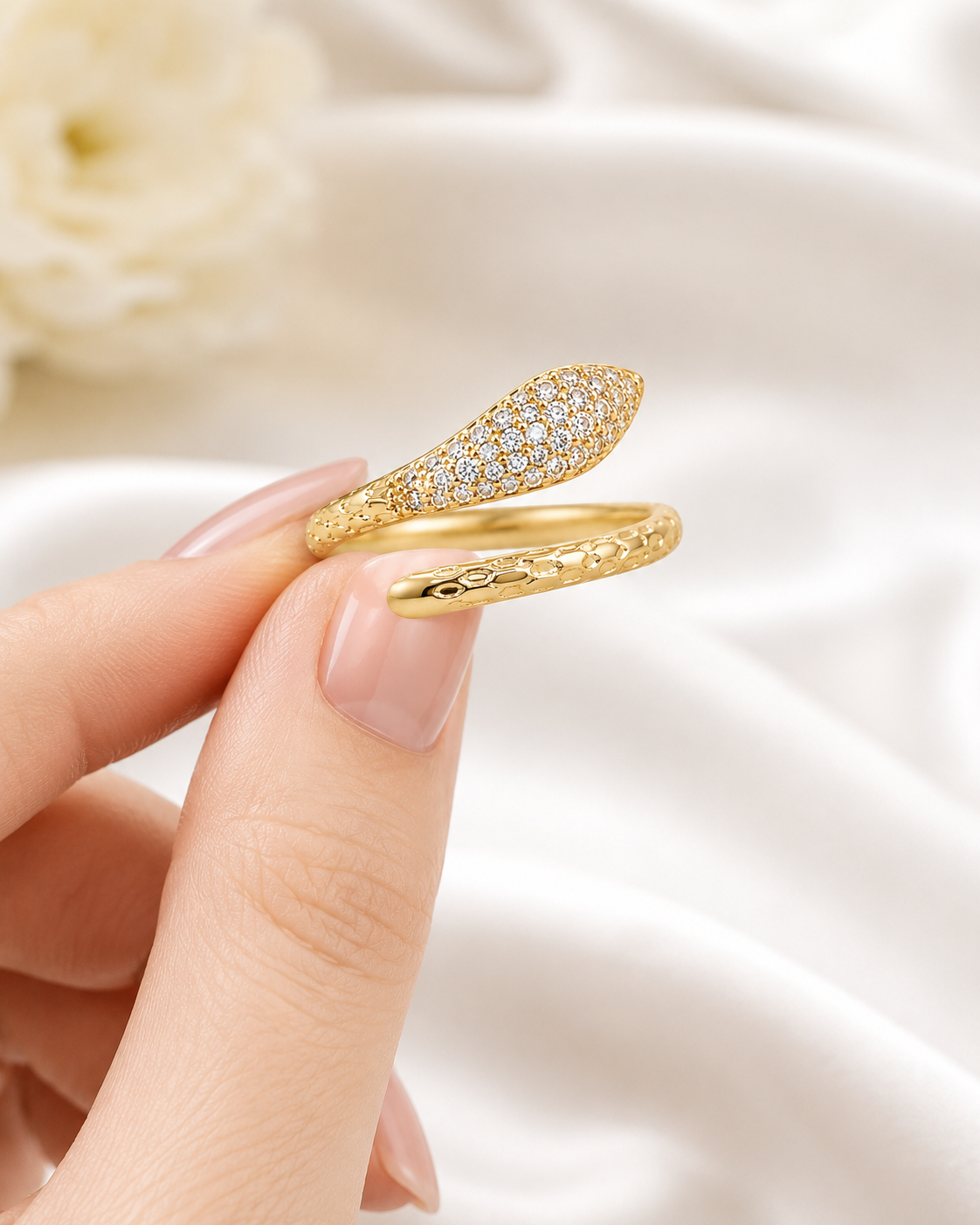 Anillo Serpiente Diamante Éternelle
